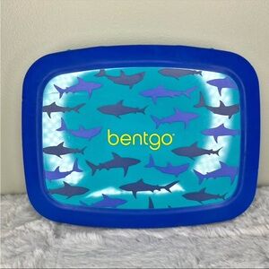 Bentgo Kids Boys Girls Blue Shark Bento Lunch Box